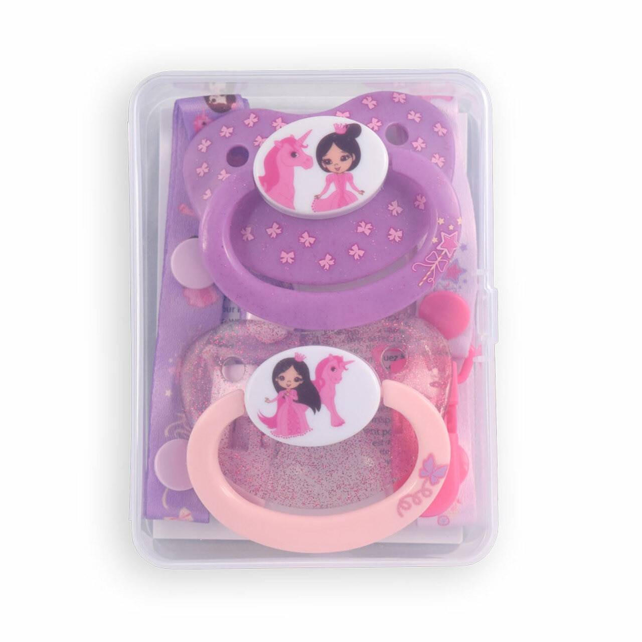 Rearz - Princess Pink 2 Pacifiers and Clip Pack image 3
