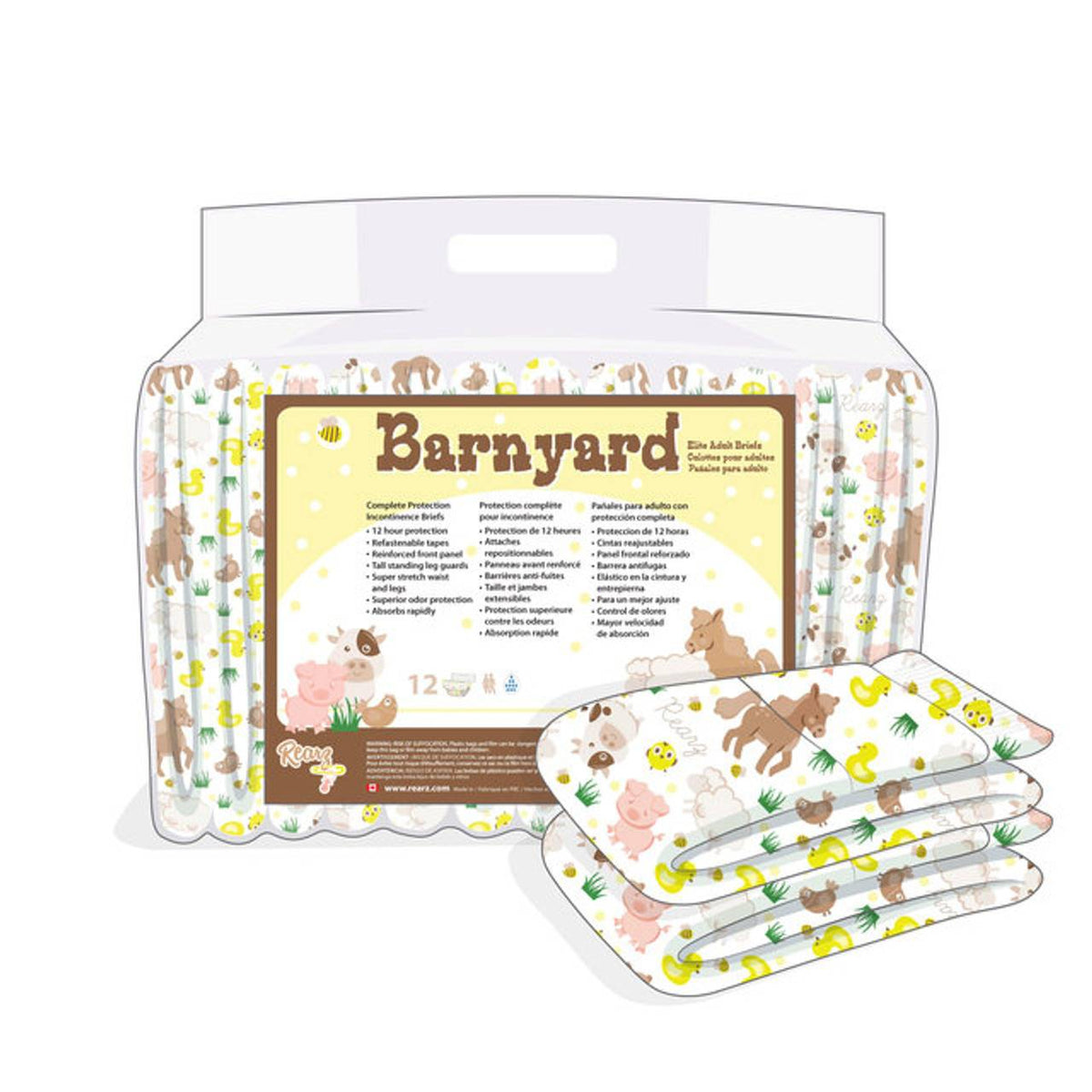 Rearz - Barnyard Adult Diapers image 0