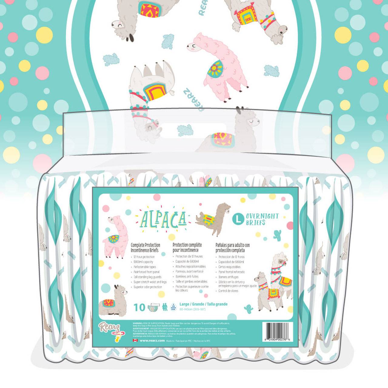 Rearz - Alpaca Adult Diapers image 3