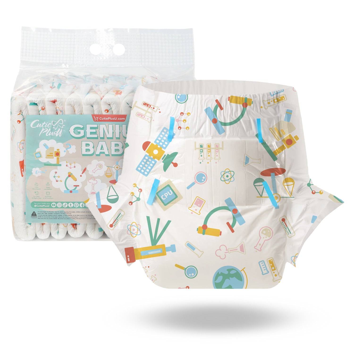 CutiePlusU - Genius Baby Adult Diapers image 0
