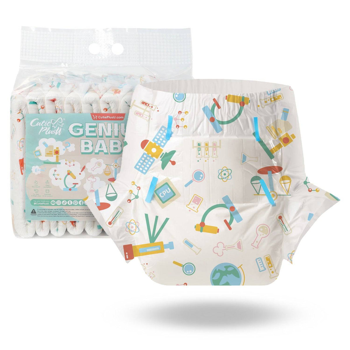CutiePlusU - Genius Baby Adult Diapers image 0