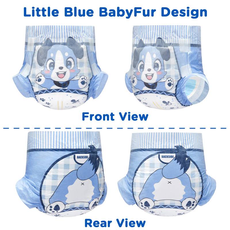 LFB - Little Blue BabyFur Adult Diapers image 5