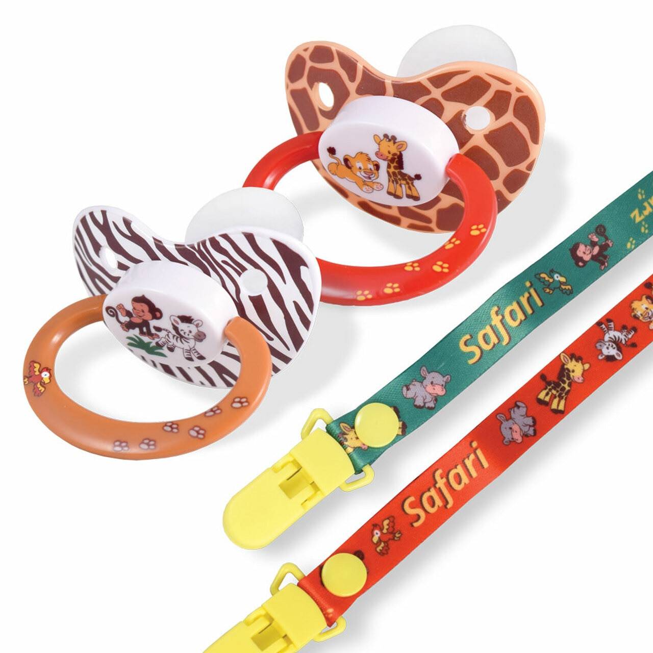 Rearz - Safari 2 Pacifiers and Clip Pack image 0