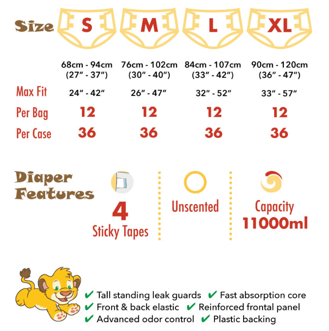 Rearz Safari Adult Diapers image 5