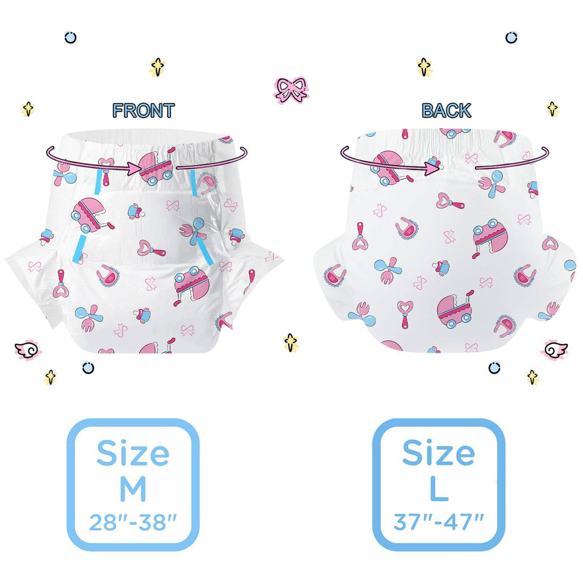 CutiePlusU - Baby Dream Adult Diapers image 4