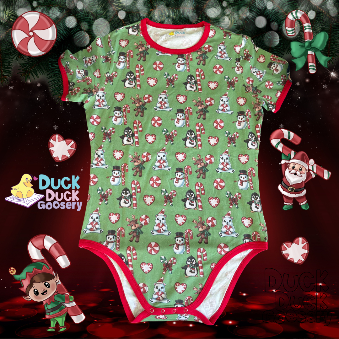 Duck Duck Goosery - Merry Christmas Adult Bodysuit!