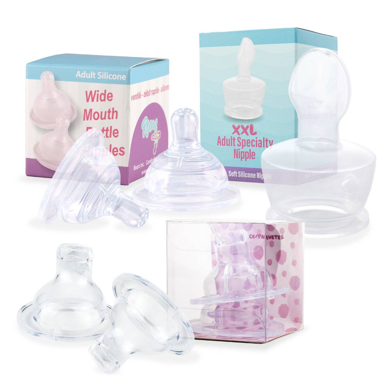 Rearz - Adult Bottle Nipple Bundle image 0
