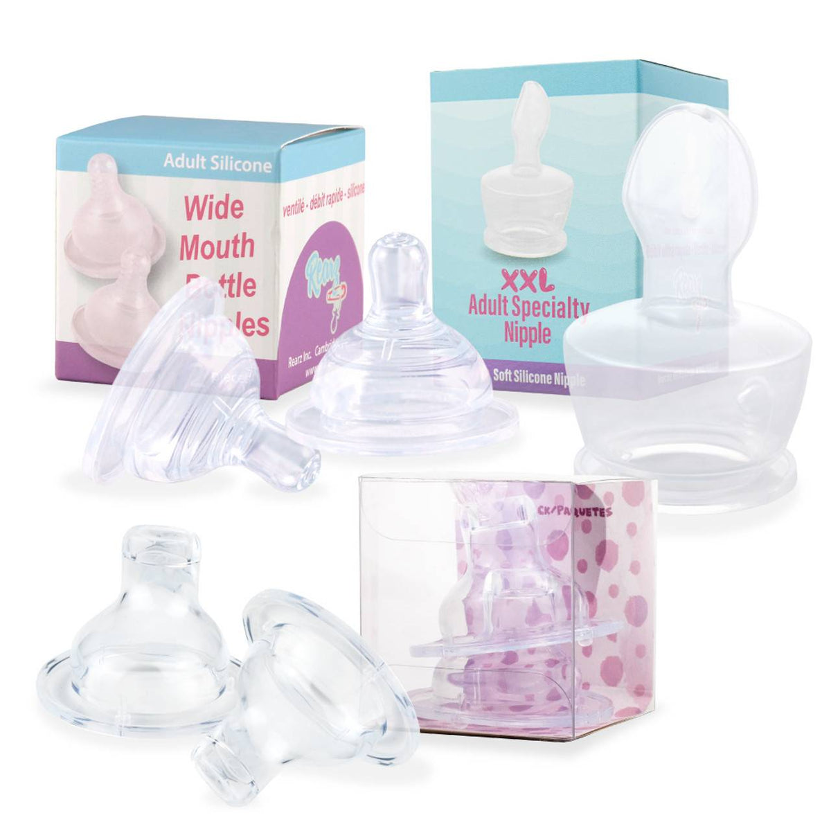 Rearz - Adult Bottle Nipple Bundle image 0