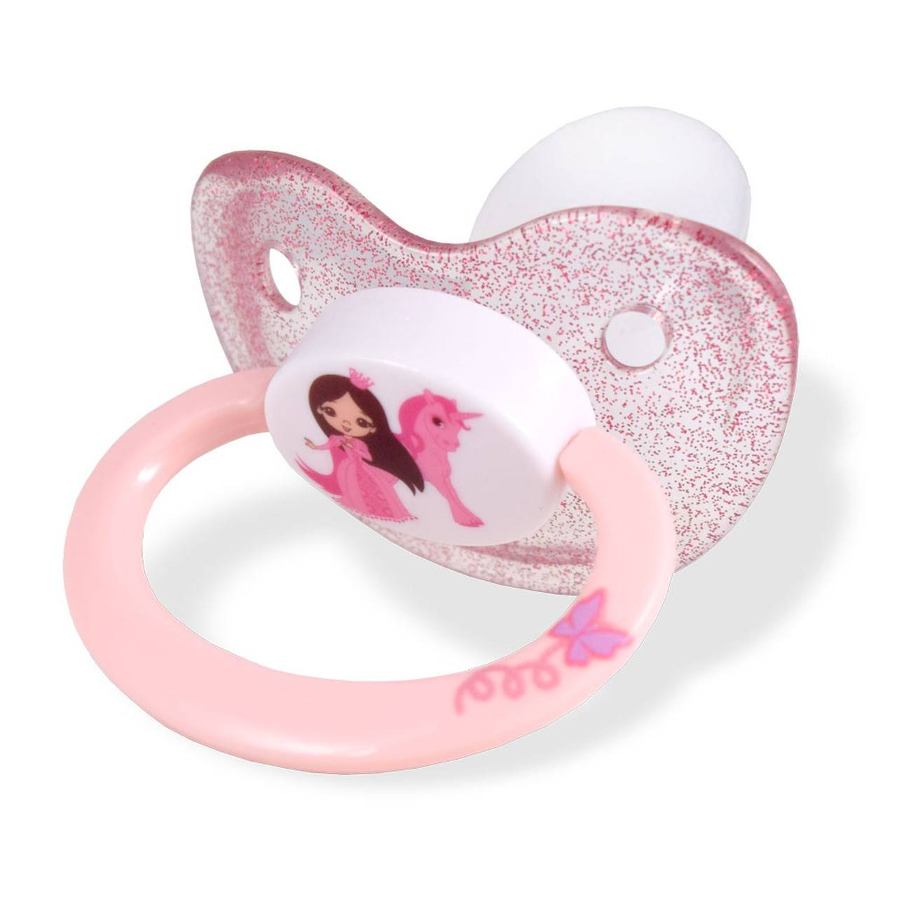 Rearz - Princess Pink 2 Pacifiers and Clip Pack image 1