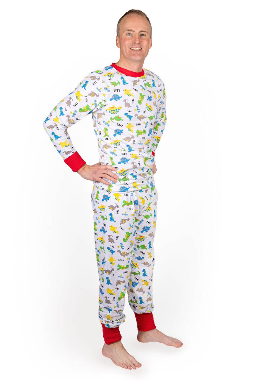 Rearz - Dinosaur Adult Footed Jammies image 4