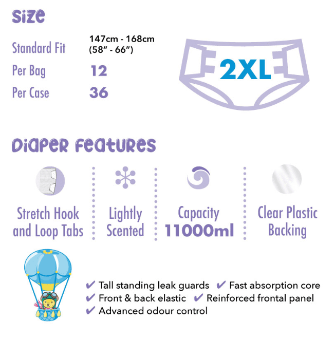 Rearz - Daydreamers Adult Diapers image 7