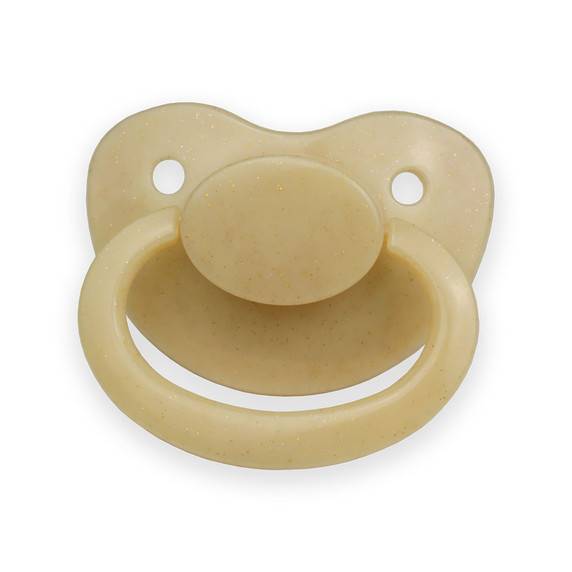 Rearz- Size 6 Adult Pacifier - Glittery Vanilla image