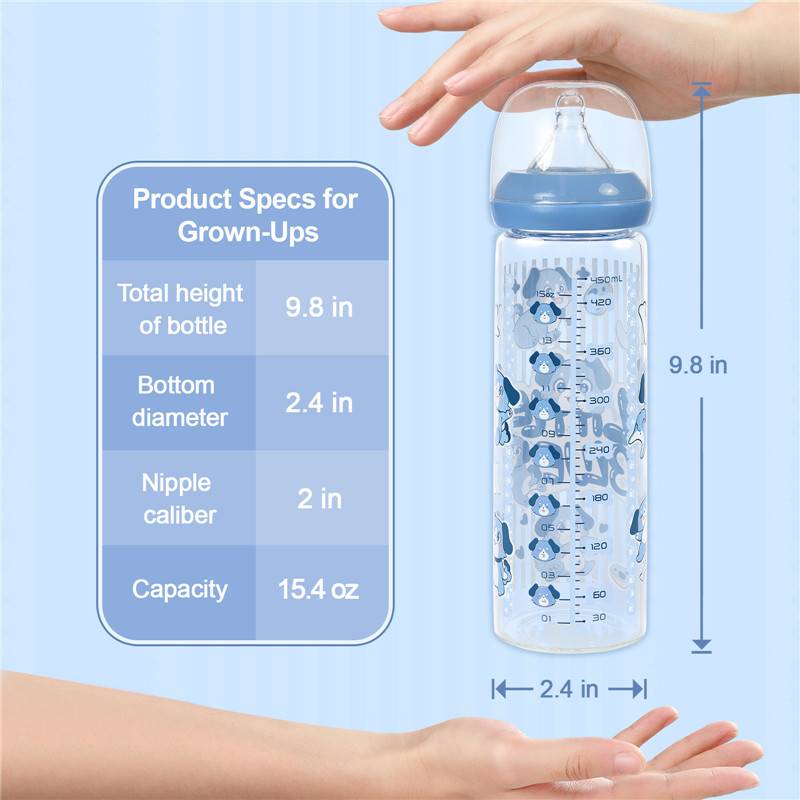 LFB - Little Blue Adult Baby Bottle image 4