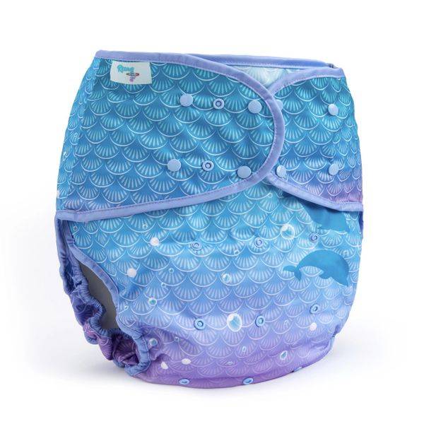 Rearz - Mermaid Tales Adult Swim Diaper image 0