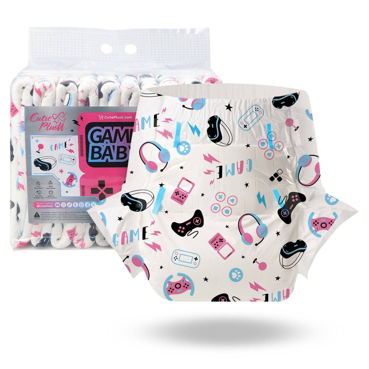 CutiePlusU - Game Baby Adult Diapers image 0