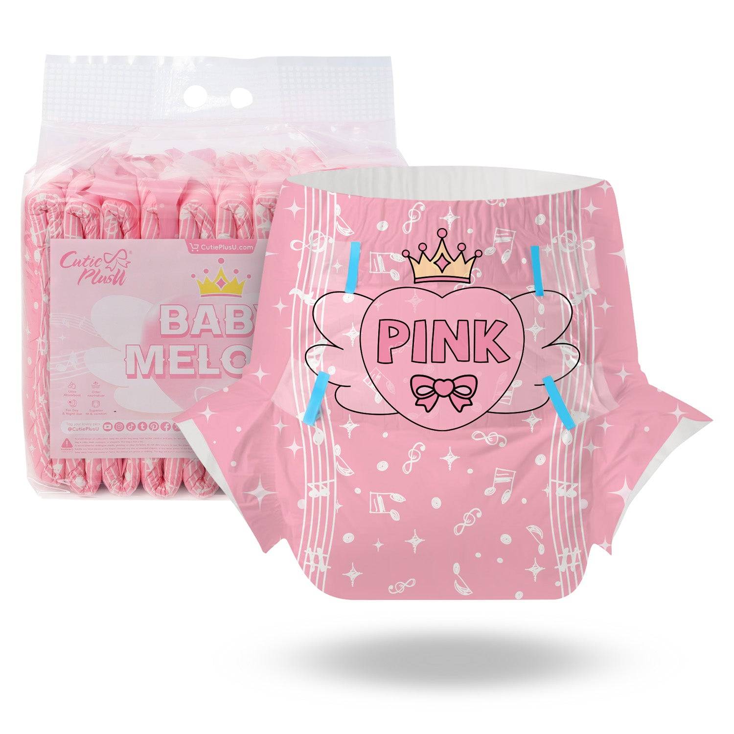 CutiePlusU - Baby Melody Adult Diapers image 1