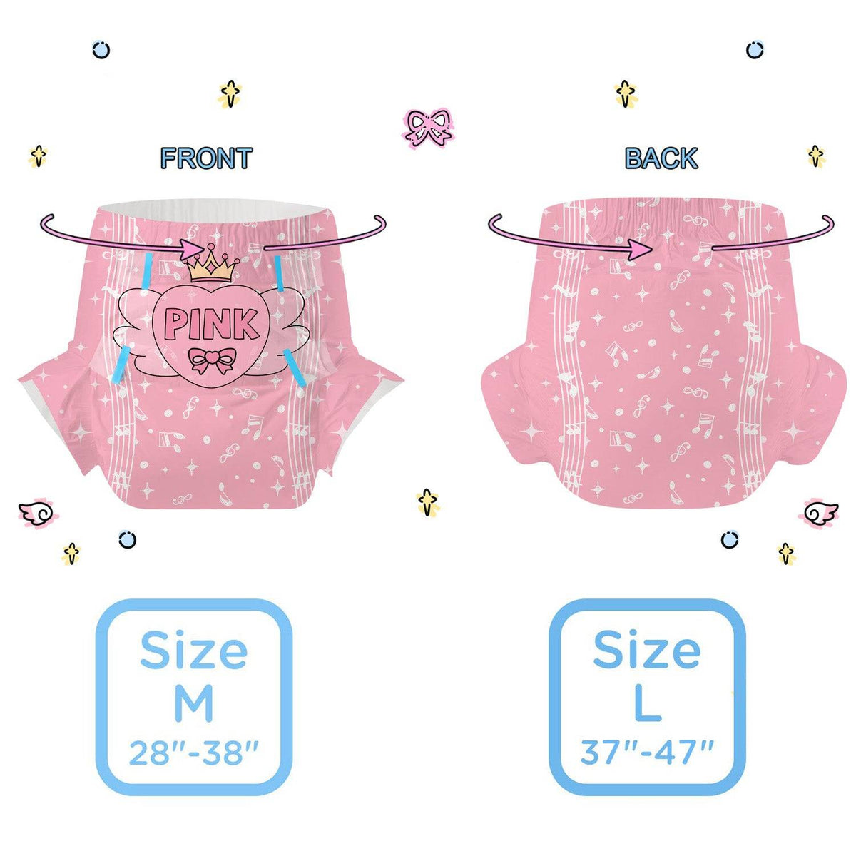 CutiePlusU - Baby Melody Adult Diapers image 8
