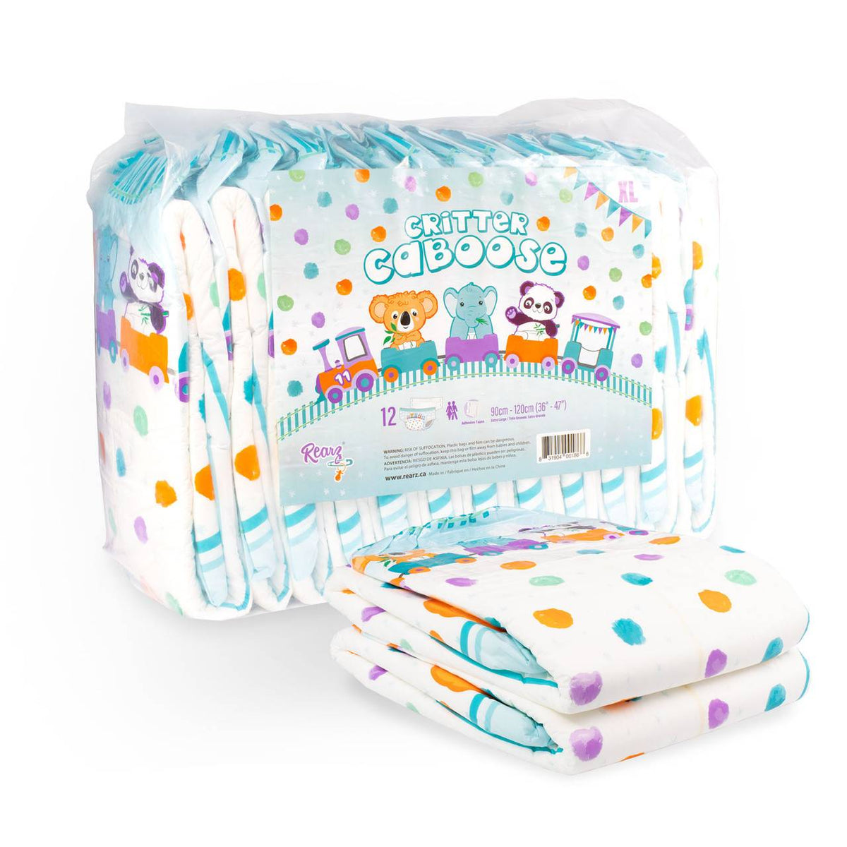 Rearz - Critter Caboose Adult Diapers image 0