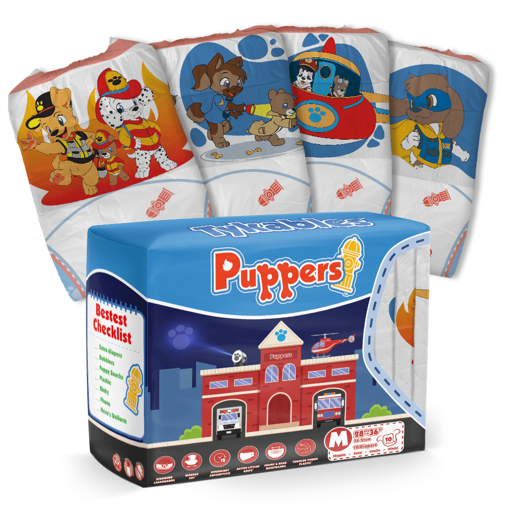Tykables - Puppers Adult Diapers image 0