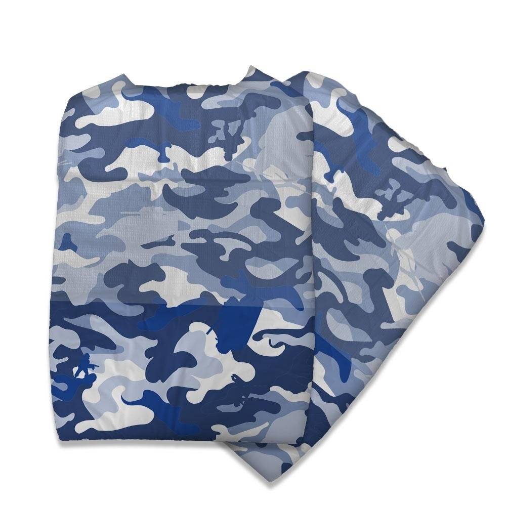 Tykables - Cammies Blue Adult Diapers image 1