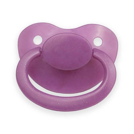 Rearz- Size 6 Adult Pacifier - Glittery Lavender image