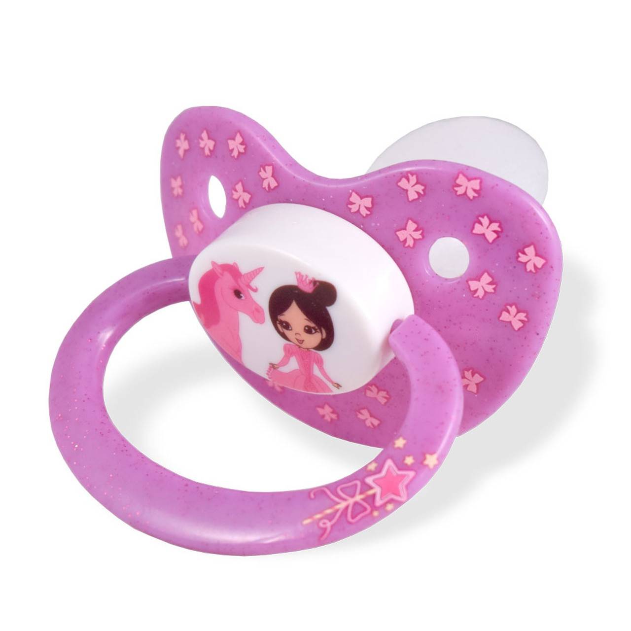Rearz - Princess Pink 2 Pacifiers and Clip Pack image 2