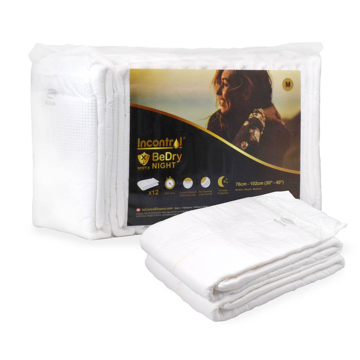 InControl - BeDry Night Premium Incontinence Briefs image 0
