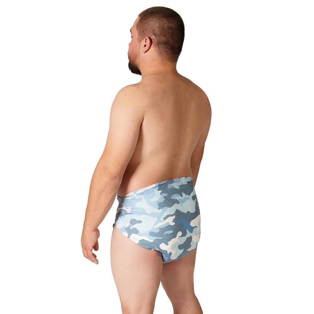 Tykables - Cammies Blue Adult Diapers image 2