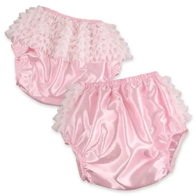 Rearz - Pink Satin Rhumba Waterproof Panties image 0