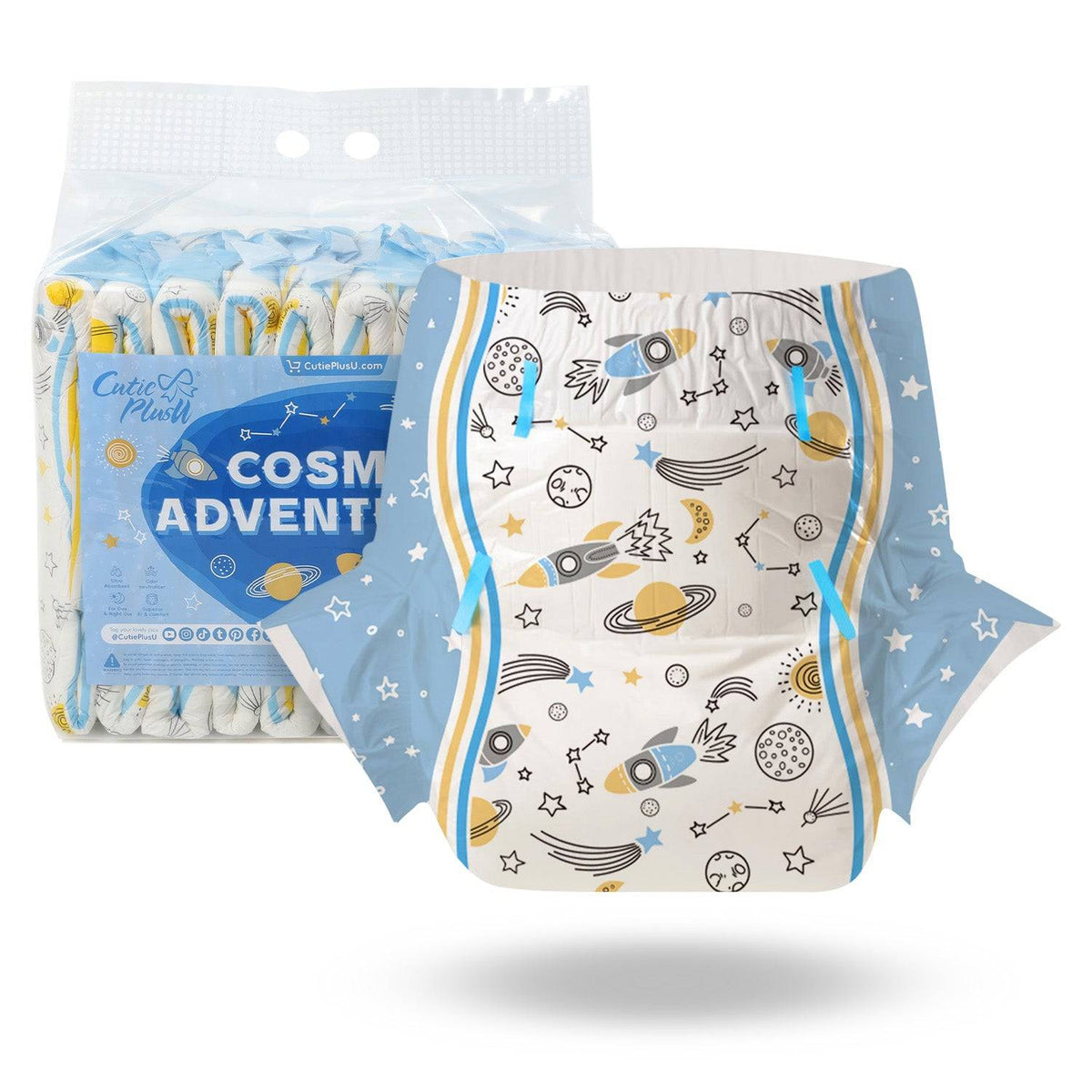 CutiePlusU - Cosmic Adventurer Adult Diapers image 0