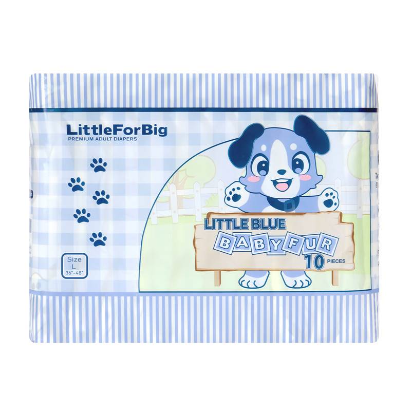 LFB - Little Blue BabyFur Adult Diapers image 0