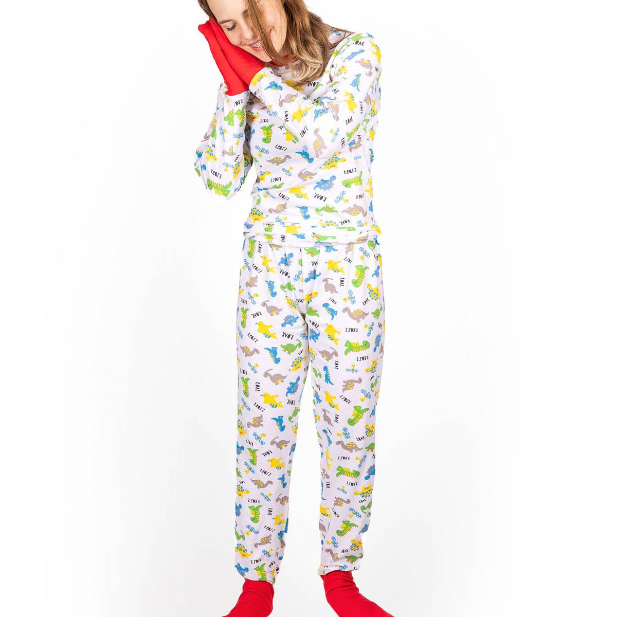 Rearz - Dinosaur Adult Footed Jammies image 3
