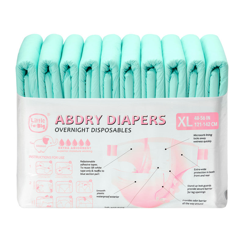 LFB - ABDry Green Adult Diapers