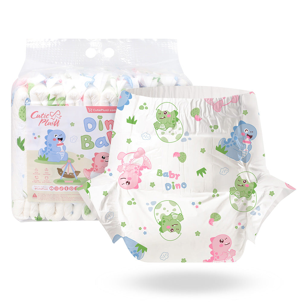 CutiePlusU - Dino Baby Adult Diapers