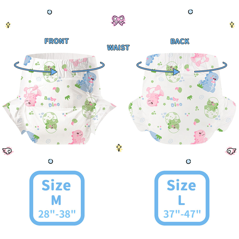 CutiePlusU - Dino Baby Adult Diapers