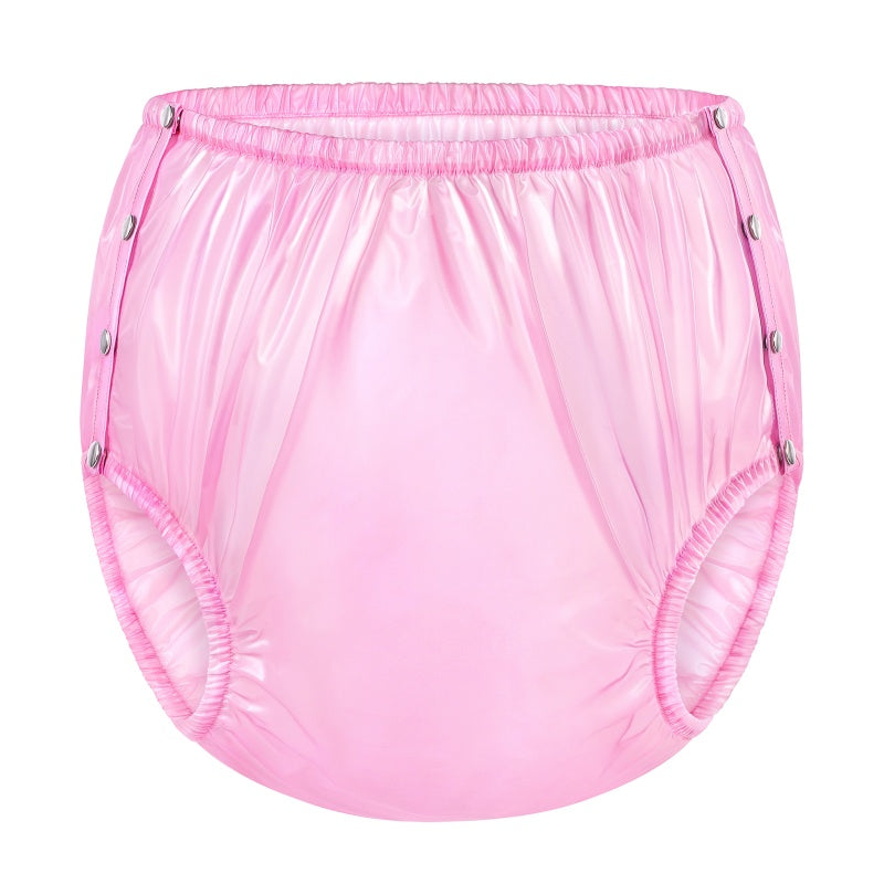 LFB - Dolly Pink Adult Plastic Pull-On Diaper Pants Cover