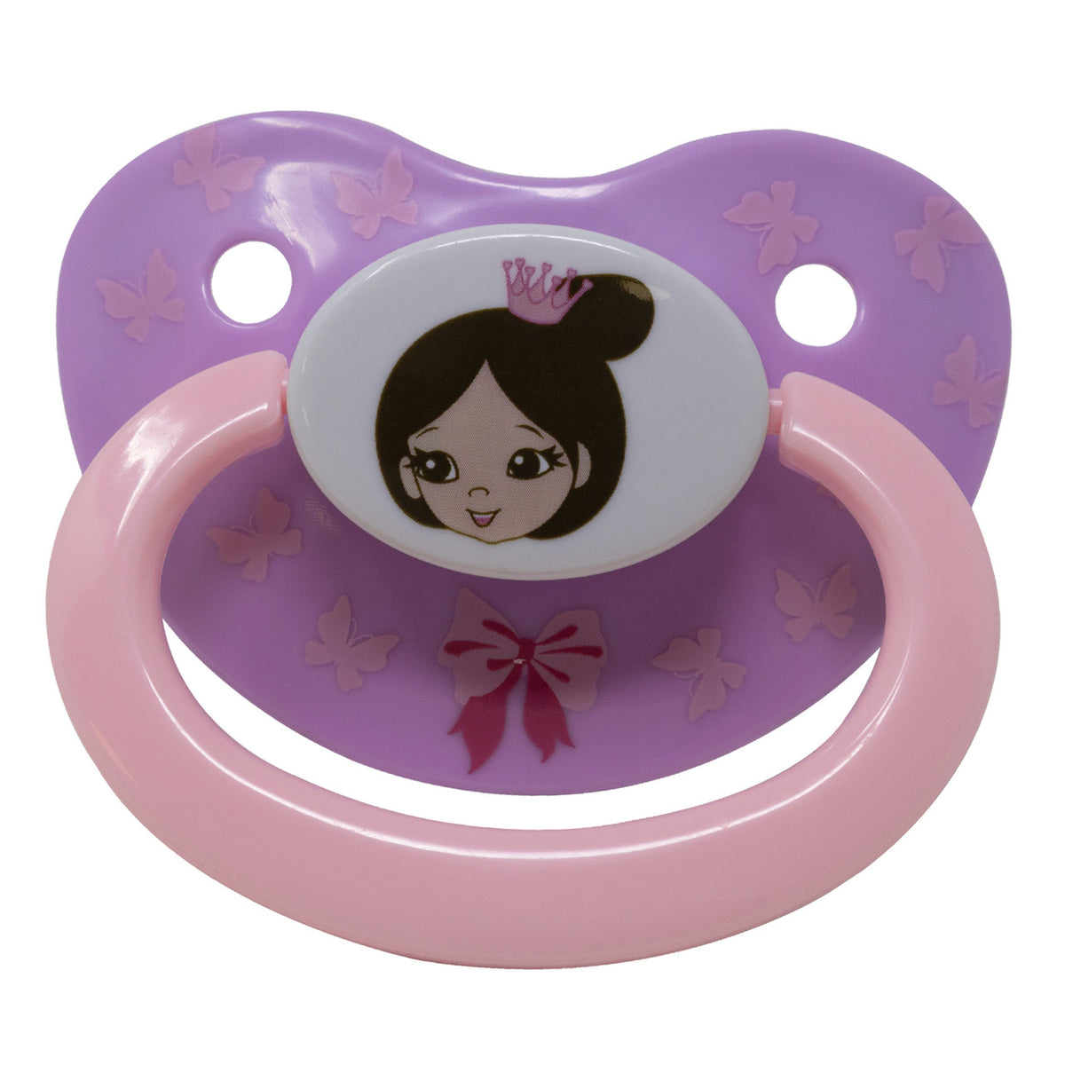 Rearz - Princess Pink 2 Pacifiers and Clip Pack