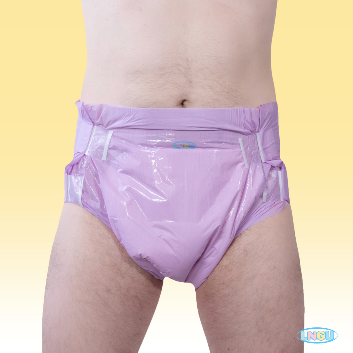 LNGU - Rainbow Pastel Colors Adult Diapers
