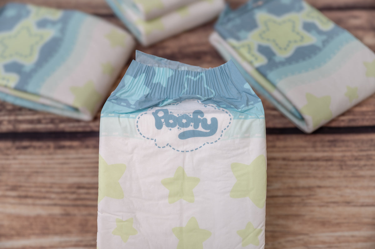Poofy Pins - Starry Nights Adult Diapers
