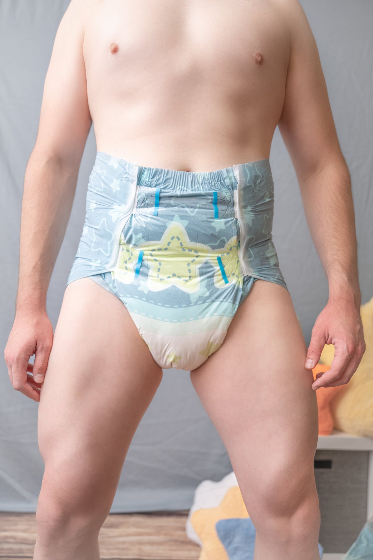 Poofy Pins - Starry Nights Adult Diapers