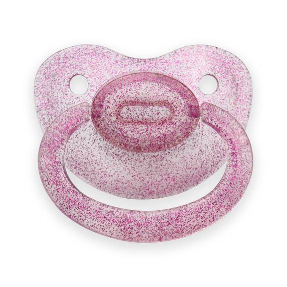 Rearz- Size 6 Adult Pacifier - Glittery Pink image