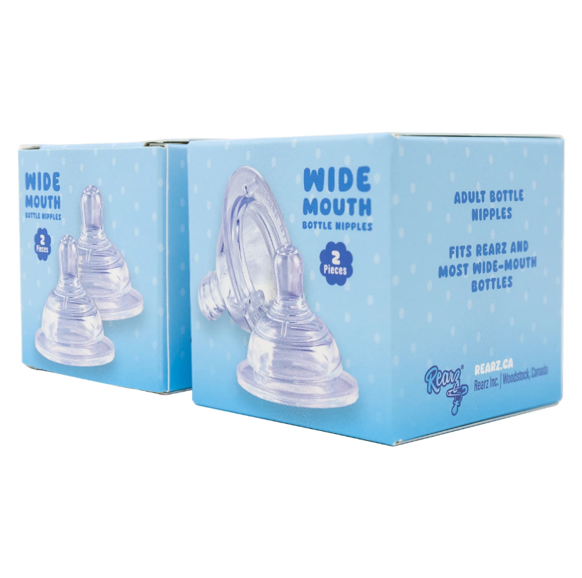 Rearz - Adult Silicone Bottle Nipples (2 pack)