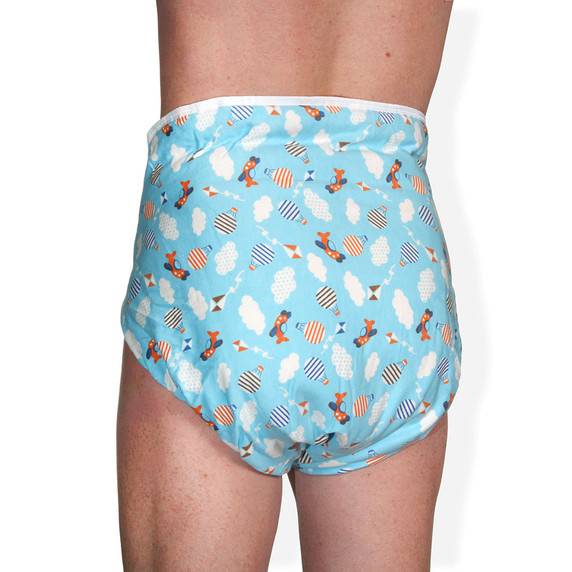 Rearz - Omutsu Bulky Nighttime Cloth Adult Diaper - Planes image 2