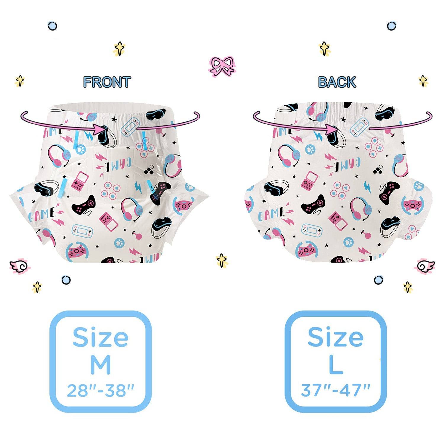CutiePlusU - Game Baby Adult Diapers image 4