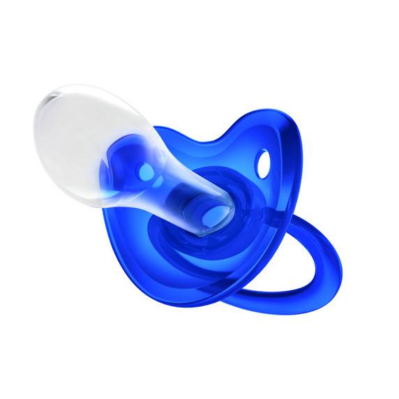 Rearz - Crystal Fixx Size 10 Adult Pacifier - Dark Blue image