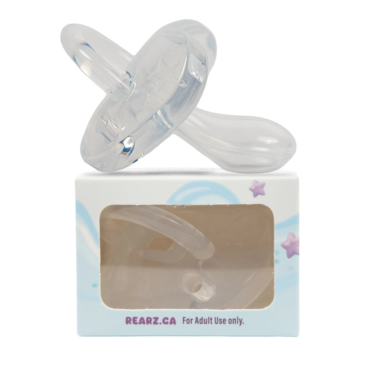Rearz - Gummi Silicone Adult Pacifier - Clear