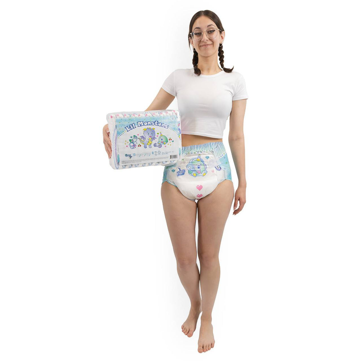 Rearz - Lil' Gamer Monsters Adult Diapers image 5