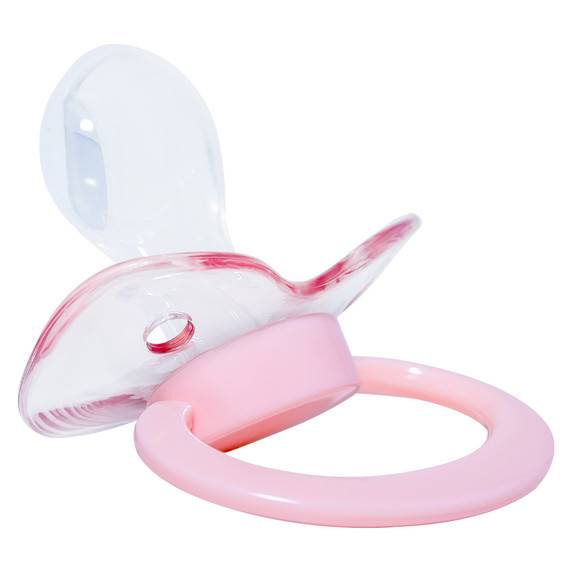 Rearz- Size 6 Adult Pacifier - Pink on Pink image