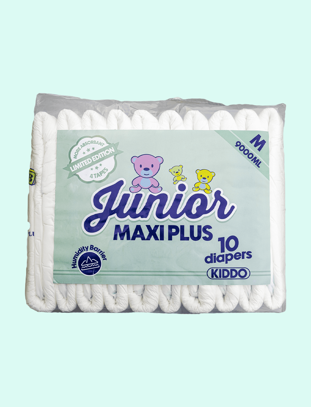 Kiddo - Junior Maxi Plus Adult Diapers - Trial 2 Pack, Medium image