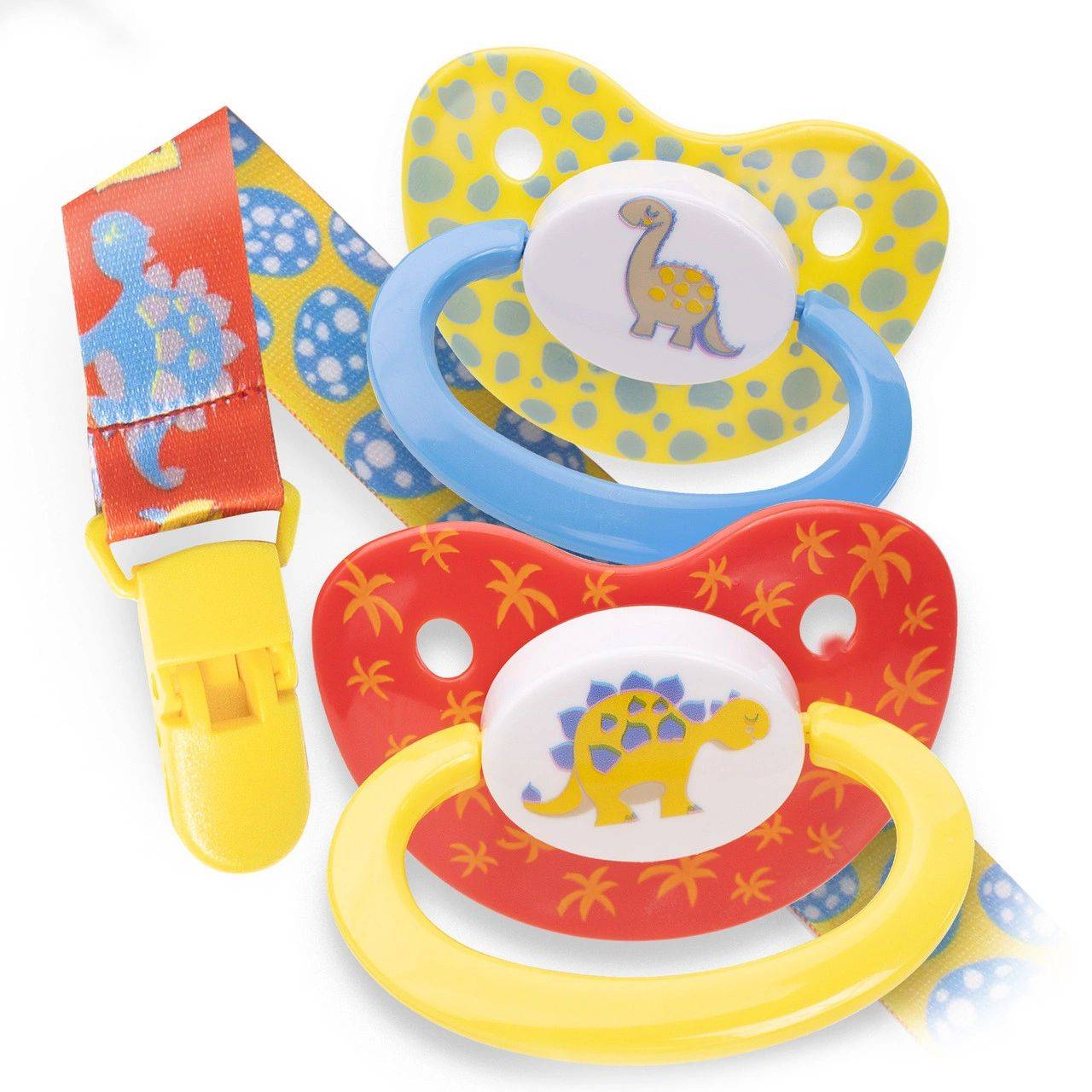 Rearz - Dinosaur 2 Pacifiers and Clip Pack image 0
